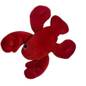 Red Lobster Plush Stuffed Animal 8.5"x9" Great Condition Cute!